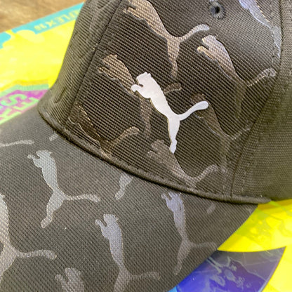Black Colour Mup With Tiger Design Sports Cap 913004