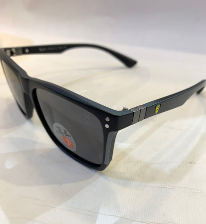 YAR RB Matte Black Frame Black Shade Sunglasses RB4612 56 17-145