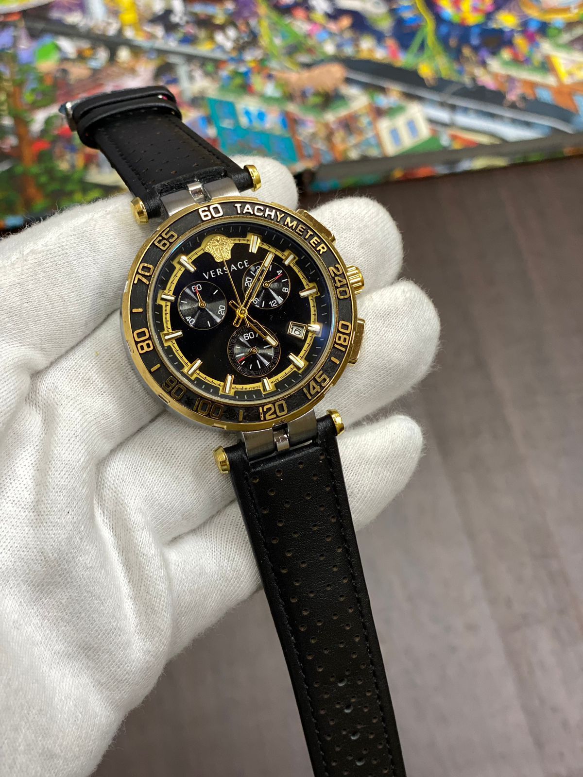 Rev Black Strap Black Dial Men’s Watch 901364