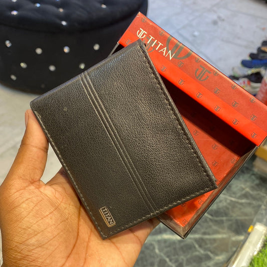 Titan Black Colour Wallet TW265LM1BK