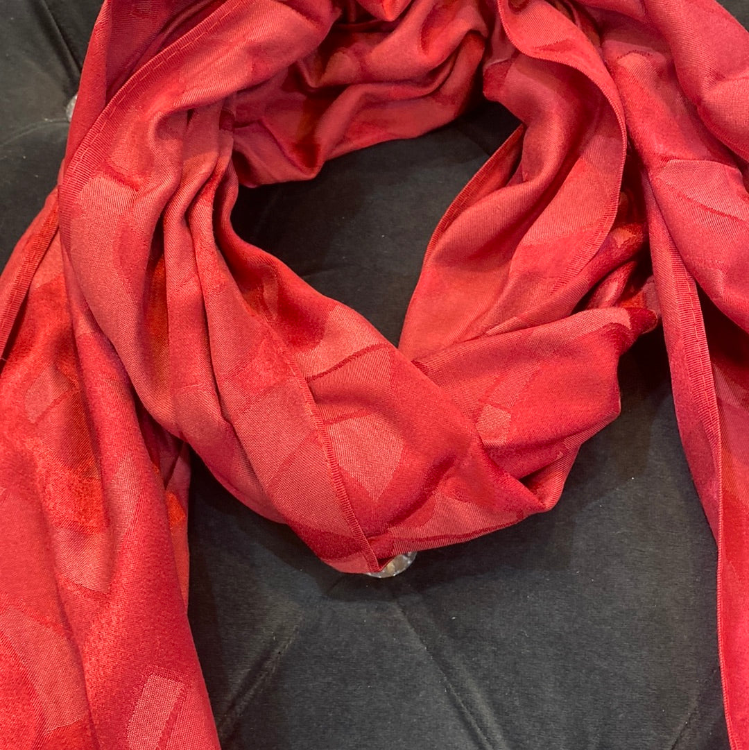 RUB BUR RED Colour RUB Bur Print Heavy Quality Muffler  9352