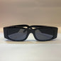 LAM Glossy Black Frame Black Shade Unisex Branded Sunglasses 21009 54 19 140