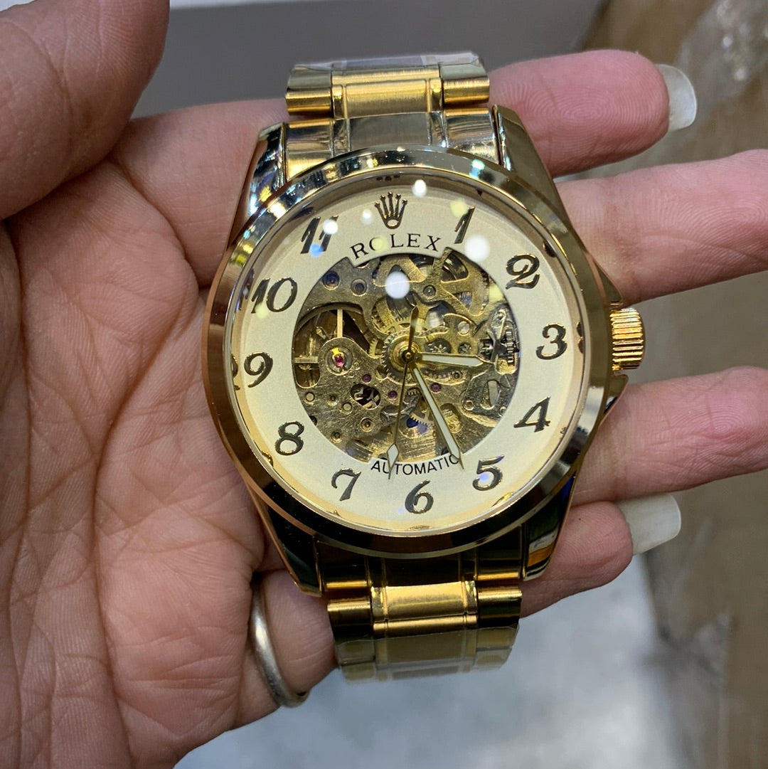 Lor Gold Chain White Dial Automatic Men Watch 901172