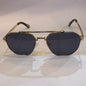 YAM Golden Frame black Shade Sunglass 2A745 58 17-140