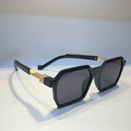 Ram Matt Black Frame Black Shade Unisex Sunglass