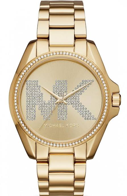 Cim Gold Chain Gold Dial Studded Ladies Watch 493120