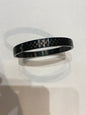 Black Colour Check  Design Heavy Quality Bracelet 199927
