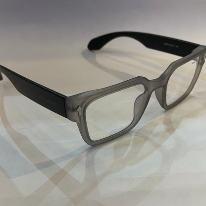 RAM Matte Grey Transperent Frame Black Stick Transperent Shade Unisex Sunglasses 66806 52 21-145