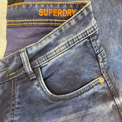 PUS Navy Blue Faded Straight Fit Branded Designer Men’s Jean’s PUS 1985