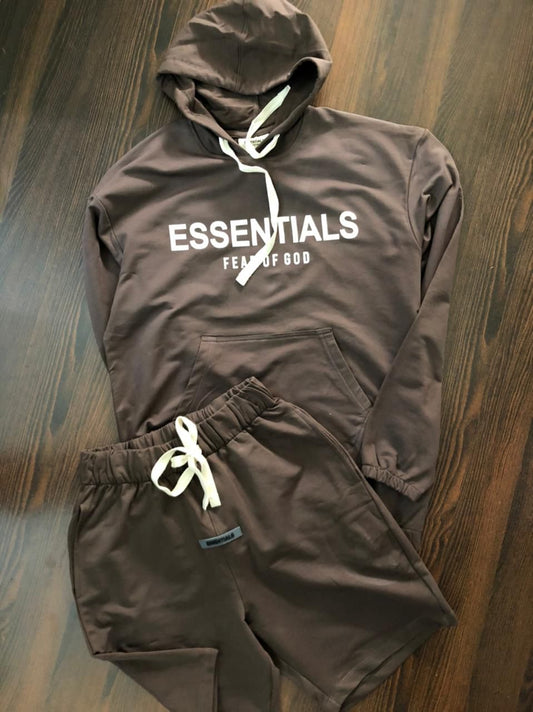 SSE Mati Matte Colour Cotton Hoodie Sweatshirt With Shorts Combo