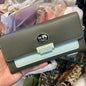 AOC Olive Green C Green  Gold Ladies Clutch