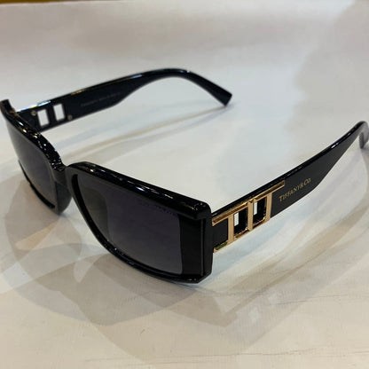 FIT Black Frame Black Shade Sunglass A80052 61 19-143