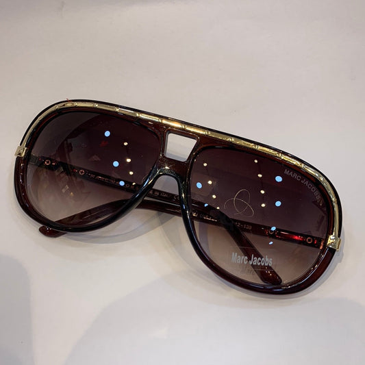 Ram Glossy Brown Frame Brown Shade Sunglass MJ098COL.560 12-139