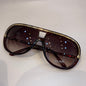 Ram Glossy Brown Frame Brown Shade Sunglass MJ098COL.560 12-139