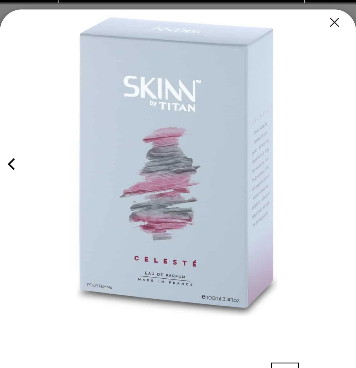 Skinn By Titan Celeste 100 ML Perfume For Women EDP(NEFW02PFC)