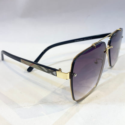 RUB Gold Black Frame Purple Shade Sunglasses B80-337 63 12-144