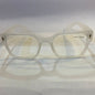 RAM Matte white Transperent Frame Transperent Shade Unisex Sunglasses 66806 52 21-145