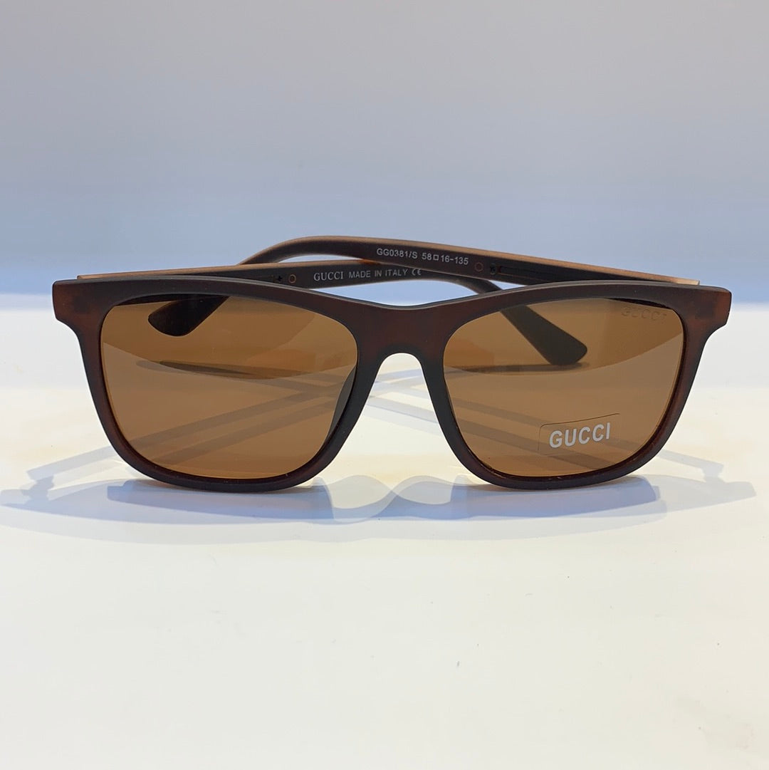 Cug Matt Brown Frame Brown Shade Sunglass CG0381/S58 16-135