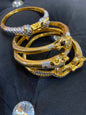 Jaguar Bracelet Kada Best Quality Golden & Silver Style 130003