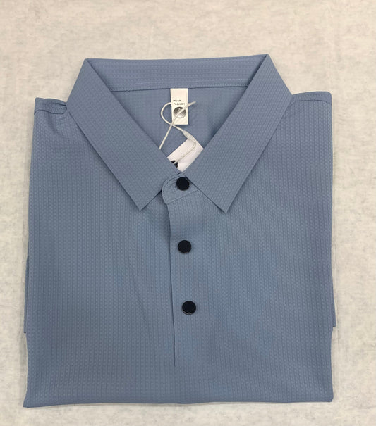 Wear Fashion Sky Blue Colour Plain Collar Tshirt 1105060