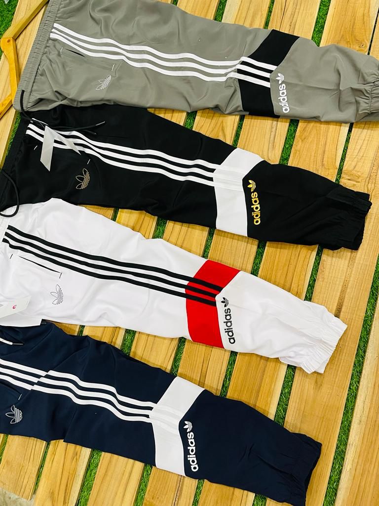 Light Grey R03 Adi Ida Stripe Ns Lycra Lowers Heavy Quality