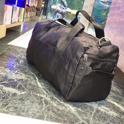 All Black Gym Duffle Bag