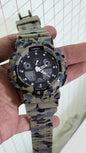 Hsg Green Military Water Resistant Sports Watch With Orignal Box 901375