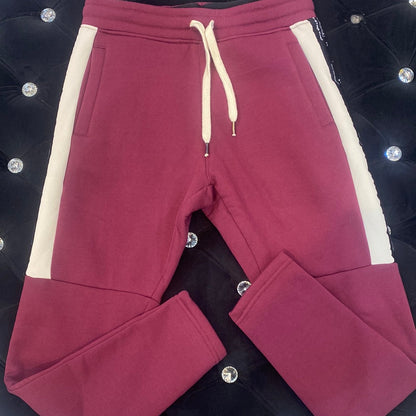 RAW Maroon Colour Black Cream strip Heavy Quality Lower 9403