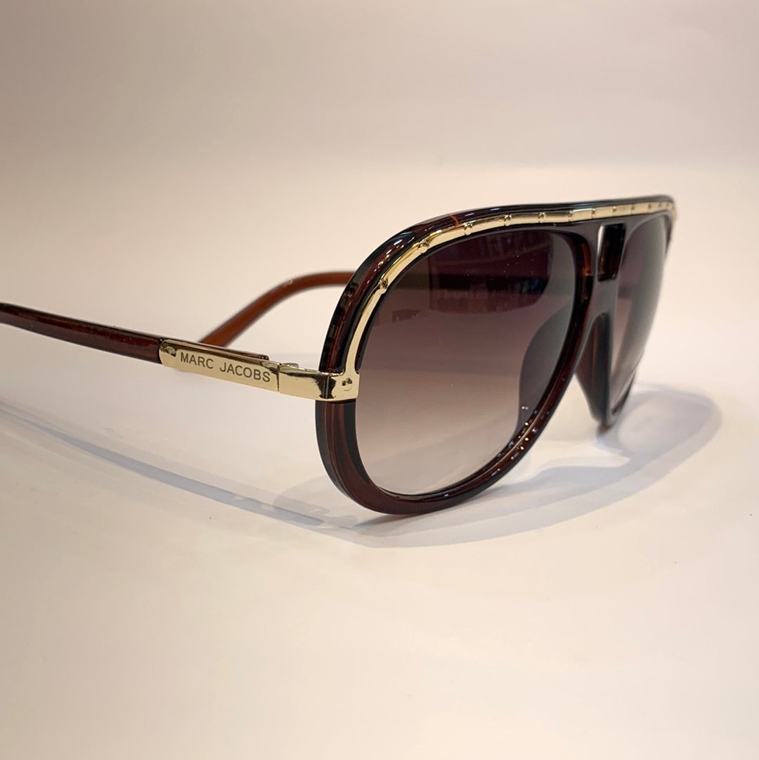 Ram Glossy Brown Frame Brown Shade Sunglass MJ098COL.560 12-139