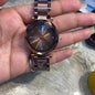 Oid Brown Chain Brown Dial Ladies Watch 901307