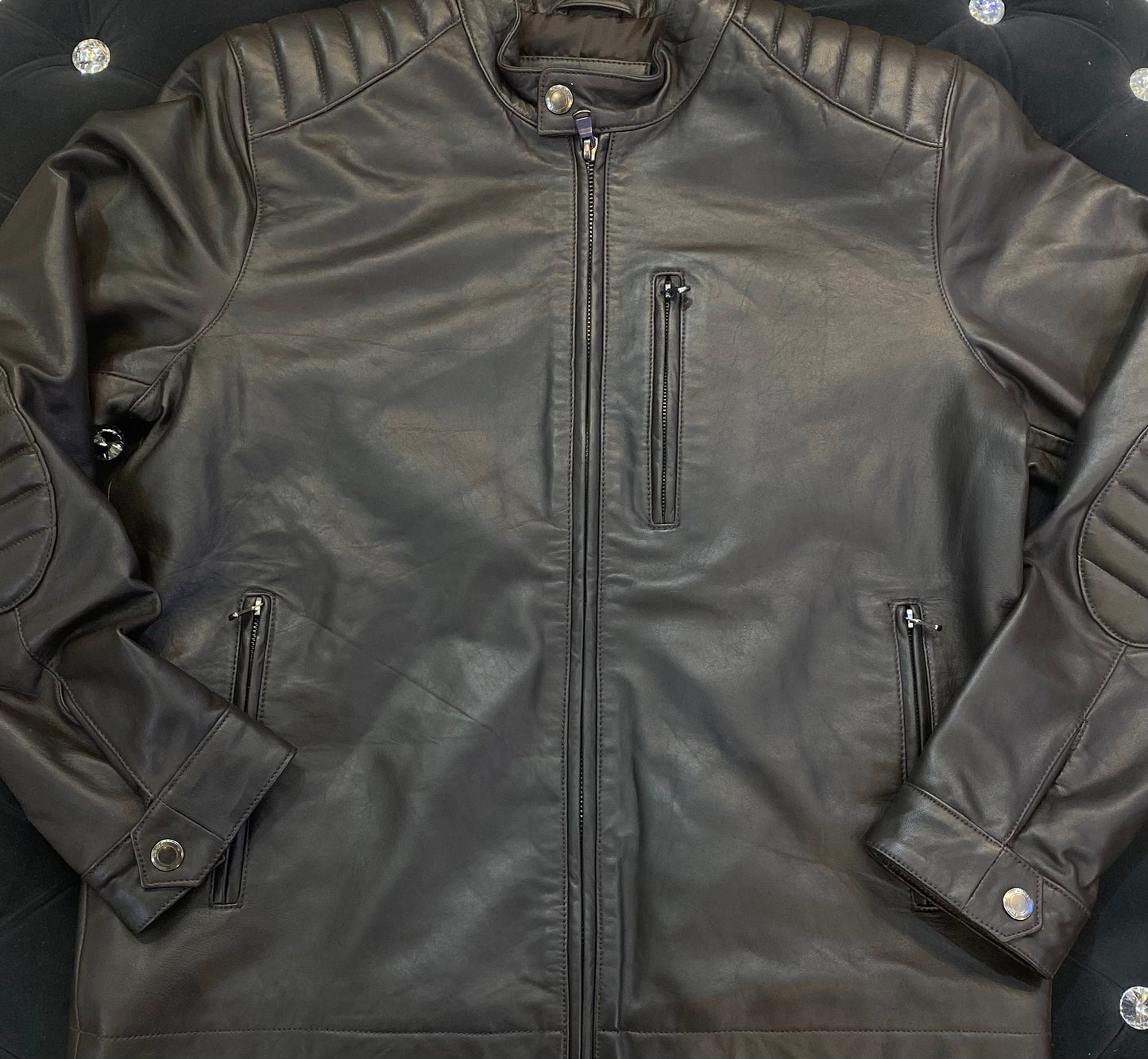 CIM KM Brown Colour Genuine Leather Surplus Men’s Jacket