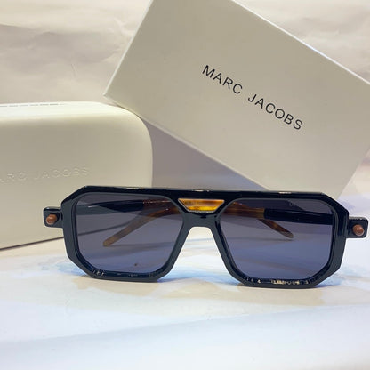 RAM Black Leopard Frame Black Shade Unisex Branded Sunglasses