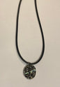 Naruto Inspired Double Bands Circle Vintage Logo Pendant Necklace For Unisex Necklace 199802