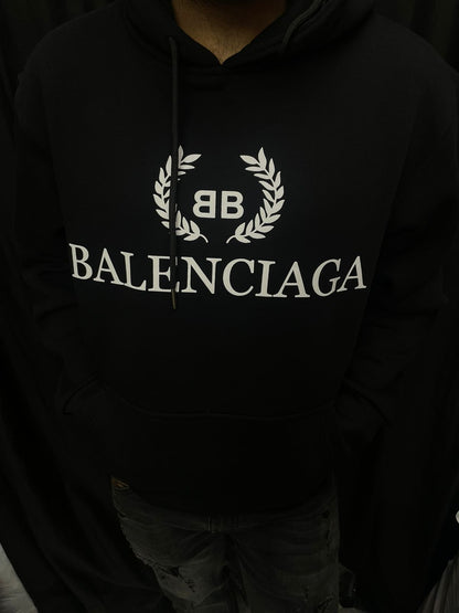 BAL LAB Black Colour With BAL Embroidery Logo Premium Quality Unisex Hoodie’s 49002