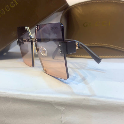 CUG Matte Brown Frame Brown Shade Unisex Branded Sunglasses CF58297