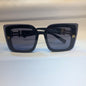 REH HER Black Frame Black Shade with H logo Unisex Branded Sunglass 6013-2 6917-143