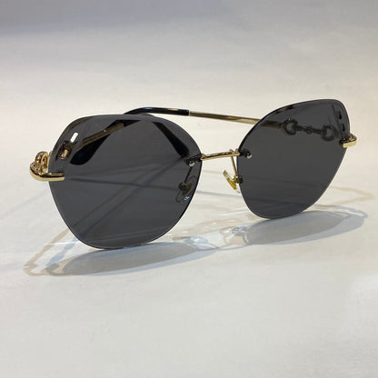 REF Gold Frame Black Shade Unisex Branded 2590 59 17-140