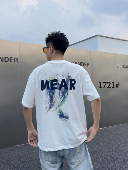 ME Mear White Colour With Front Back Premium Quality Tshirt 1721