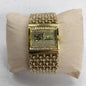 EUG Gold Chain Gold Square Dial Ladies Watch 493129
