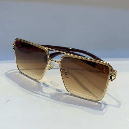 Oid Dio Golden Frame Yellow Shade Unisex Sunglass 22218 57 13 140