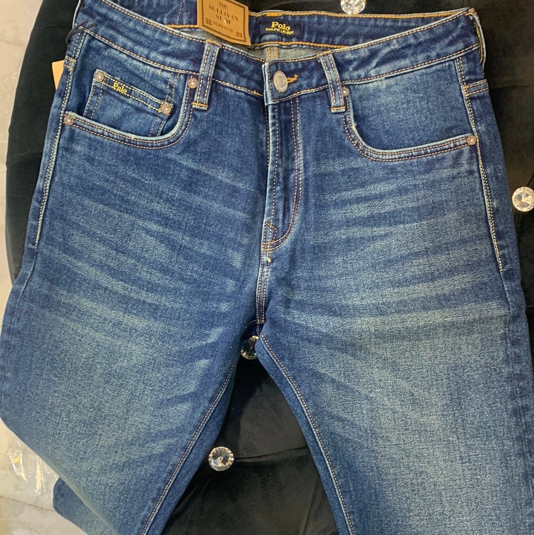 LOP RL Blue Faded Straight Fit Jeans for Men Boys LOP Demin  110297