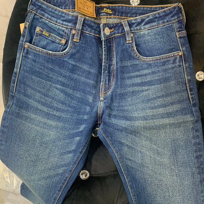 LOP RL Blue Faded Straight Fit Jeans for Men Boys LOP Demin  110297