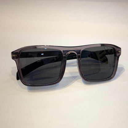 BD Transparent Purple Frame Black Shade Sunglass UM1881-851 22-143