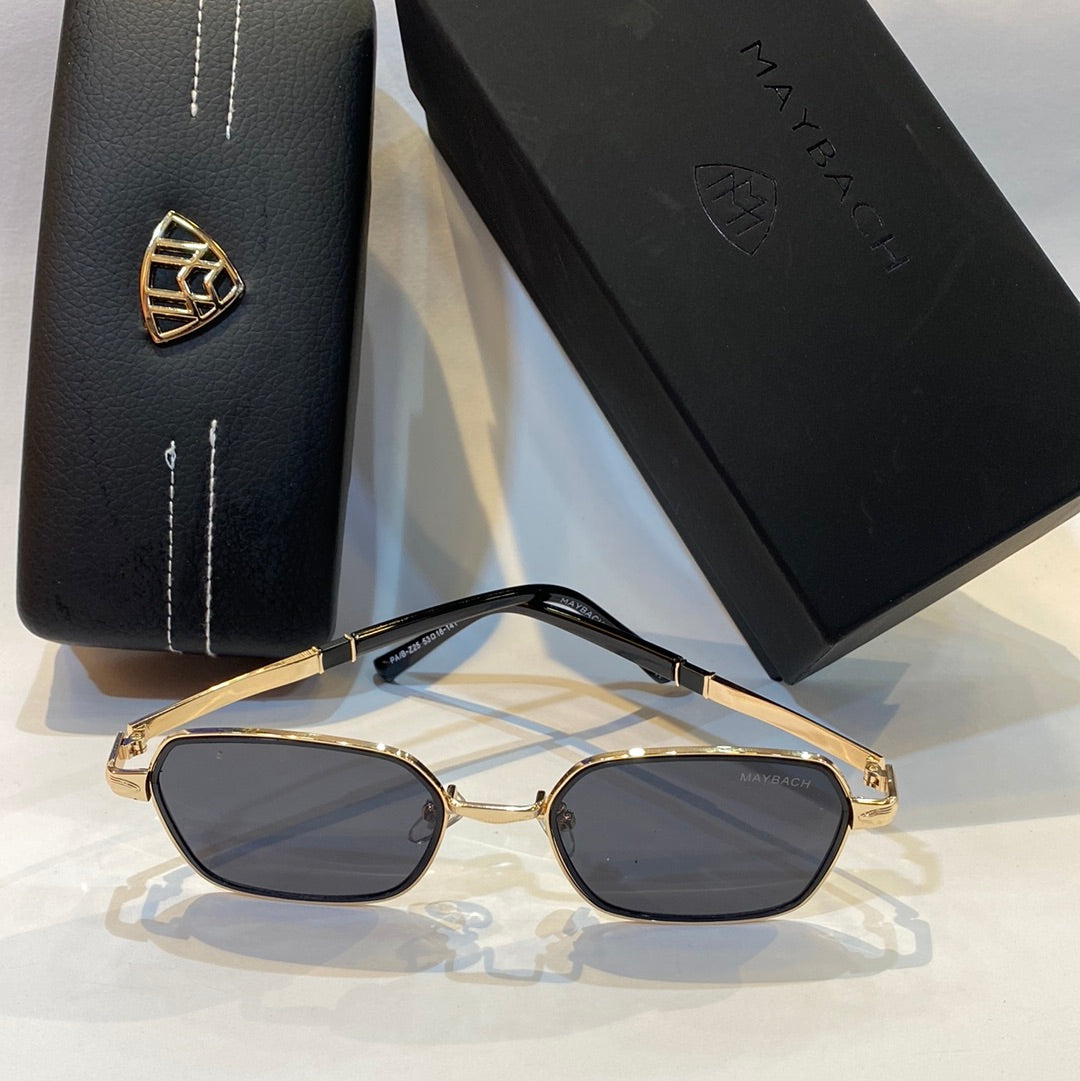 Yam Gold Frame Black Shade Unisex Branded PA/B-Z25 53 18-141
