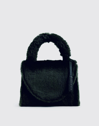 Ladies Fur Charles & Keith Girls Sling Hand Bag