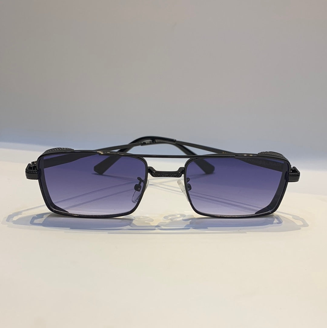 Lab Bal Black Frame Blue Shade Sunglass B80-67653 20-144