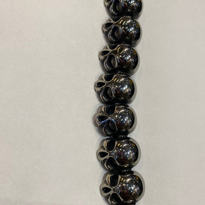 Sliver Colour Skull Logo Heavy Quality Bracelet 199810