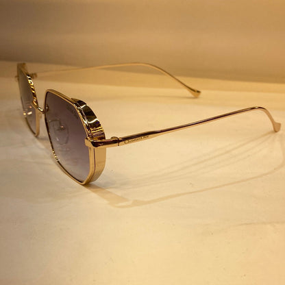 OID Copper Frame Purple Shade Unisex Sunglasses B80 609 55 17 144