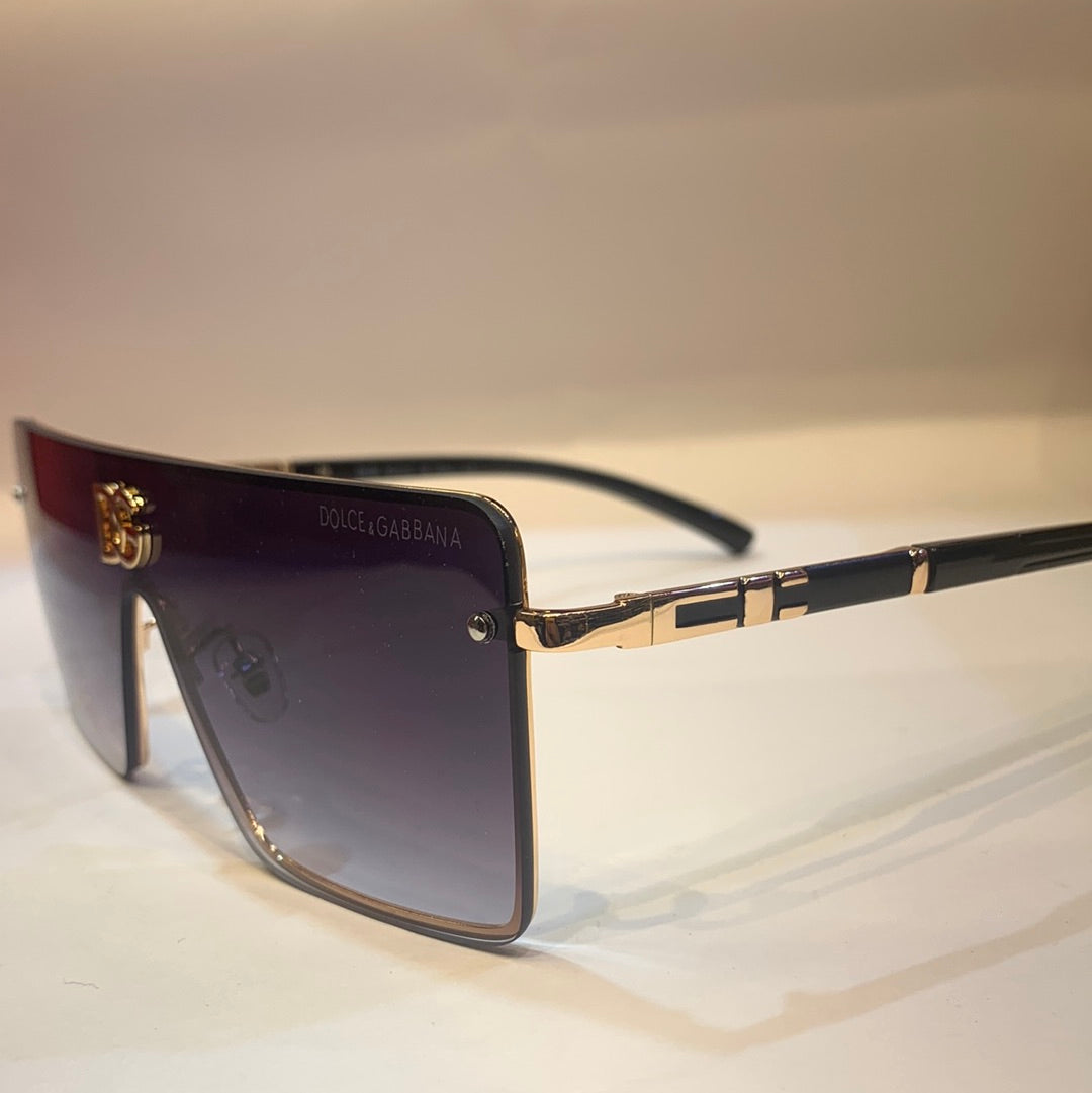 LOD Copper Black Frame Black Shade Unisex Sunglass 22006 59 15 142