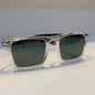 DB Transparent Leopard Frame Green Shade Unisex Sunglass UM1881-3 51 22-143